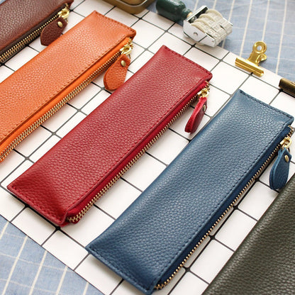 Genuine Leather Retro Pen Handicraft Pen Sleeve