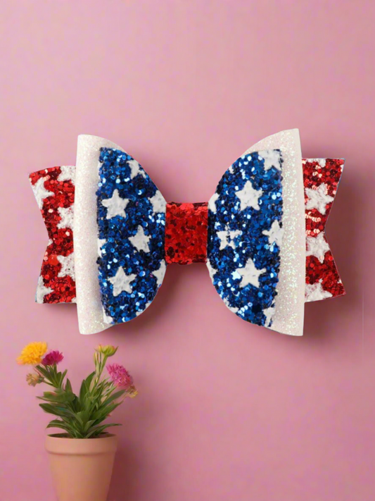 All Jazzed Up Sequin Bow Hair Clip