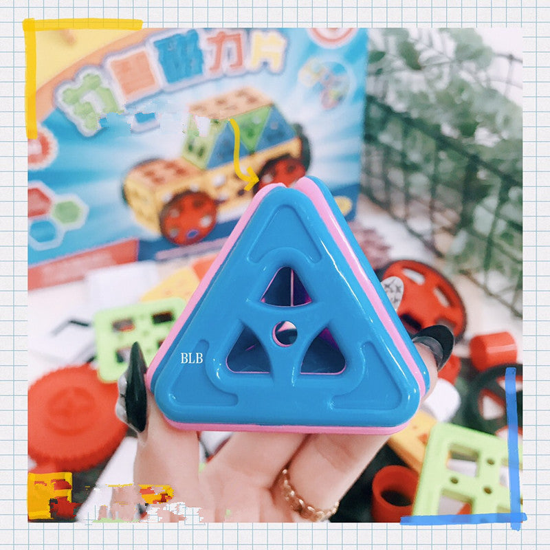 Magnetic Building Blocks Set for 4-6 Year Olds