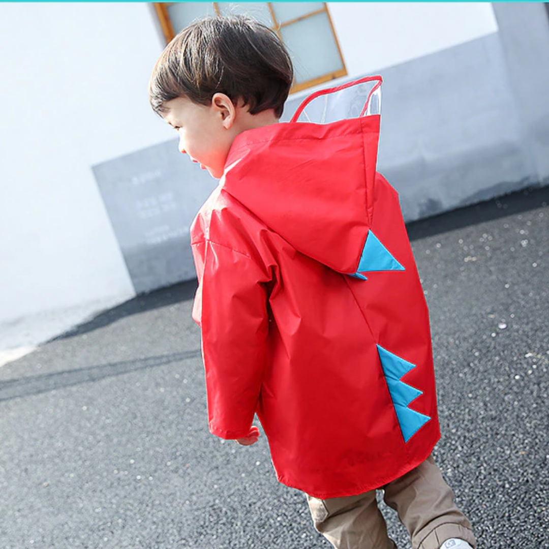 Lightweight Dinosaur Raincoat