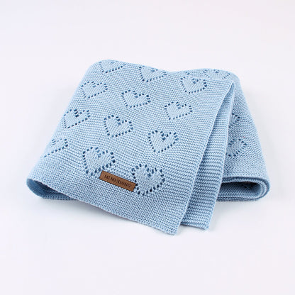 Baby Blanket Love Hollow Hug Blanket Baby Windproof Cover