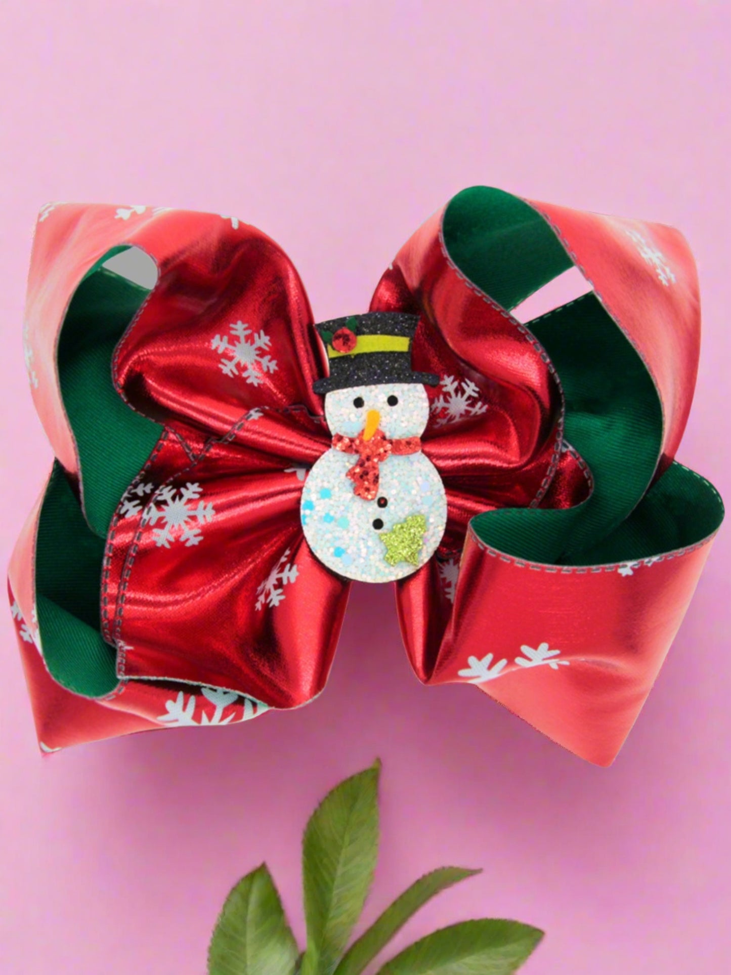 Girls Pretty as a Present Holiday Themed Bow
