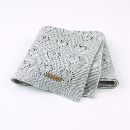 Baby Blanket Love Hollow Hug Blanket Baby Windproof Cover