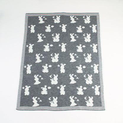 Baby Quilt Cartoon Bunny Baby Stroller Cover Quilt Baby