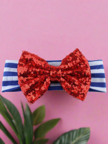 Girls Sparkling 4th of July Headband