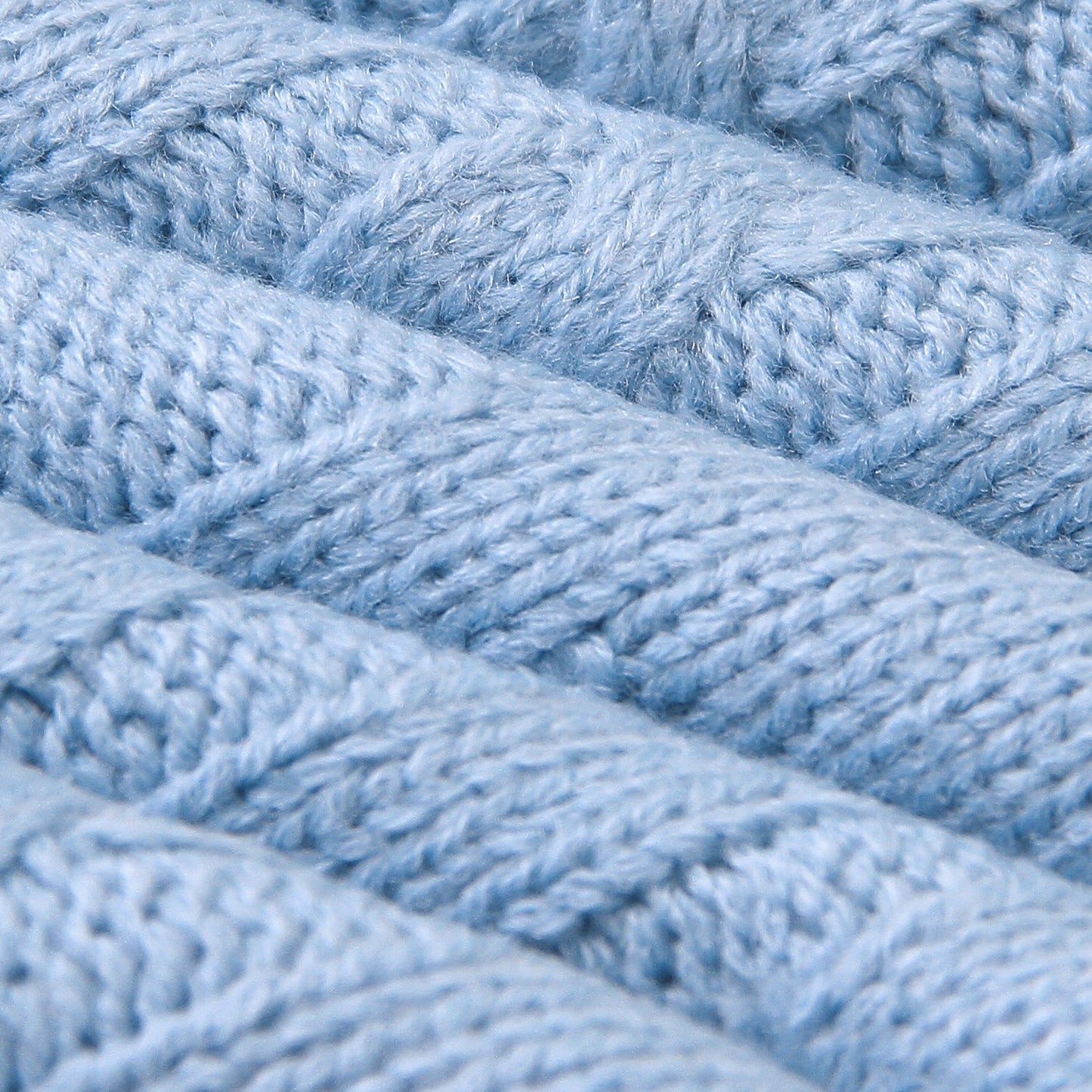 Baby Solid Color Knitted Blanket Baby Windproof Cover Baby