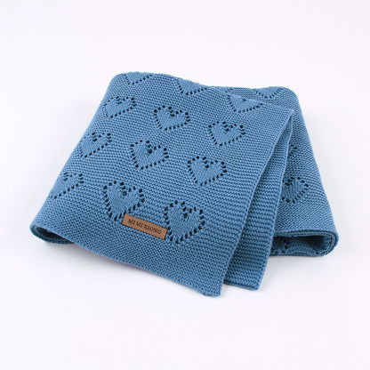 Baby Blanket Love Hollow Hug Blanket Baby Windproof Cover