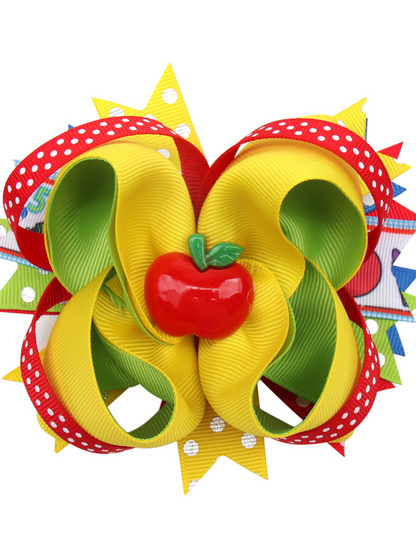 School Cutie Festive Bows Clips