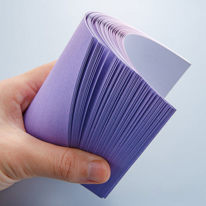Purple Gradient Peelable Non-Adhesive Paper Memo Pad