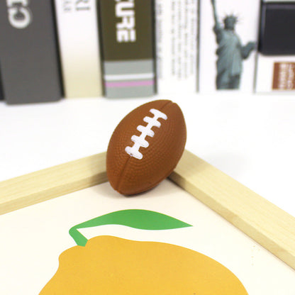 Small Mini PU Football Stress Relief Toys 12pcs