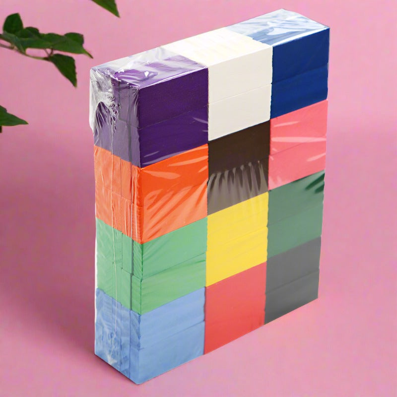 Rainbow Domino Building Set with 12 Bright Colors