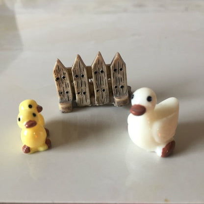 Cartoon Animal Three Piece Set  Doll Resin