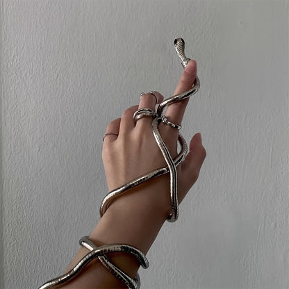 Curious Malleable Long Snake Wrap Collar Halloween
