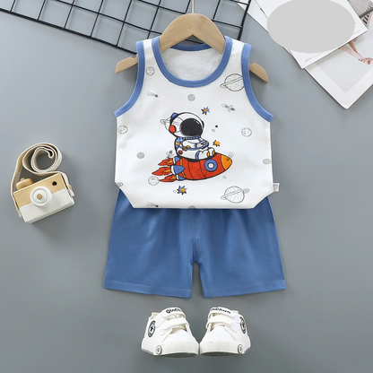 Summer Children's Sports Clothes: Stylish Set