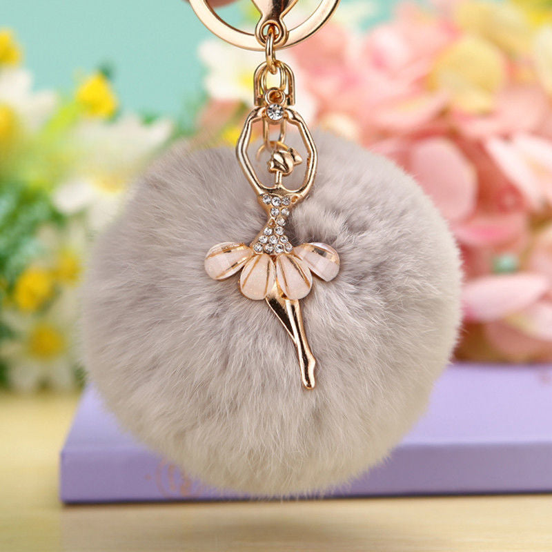 Water Diamond Barre Dance Rex Rabbit Hair Ball