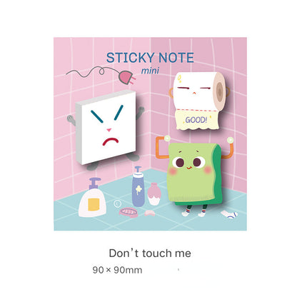 Cute Cartoon Halloween Rainbow Paper Sticky Notes