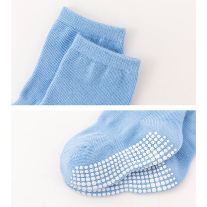 Baby Kid Girls Boys Color-blocking Polka dots Socks