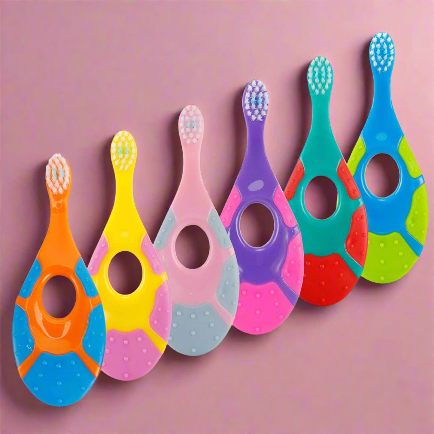 Toddler Oral Care Teether Brush 6 Pack