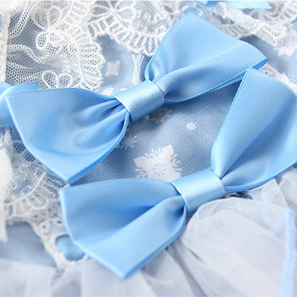 Baby Kid Girls Bow Lace Dressy Princess Dresses Headwear