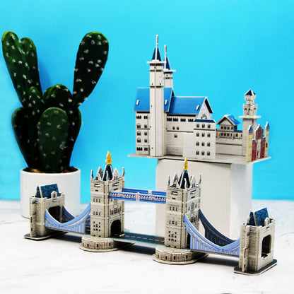 Handcrafted 3D Puzzle Educational Toy for Kids