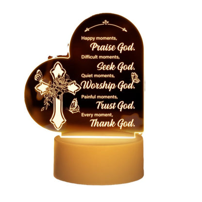 Mother's Day Rechargeable Transparent Acrylic Gift Ornaments
