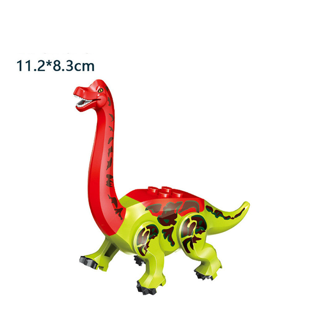 Assembled Jurassic Dinosaur Educational Building Blocks