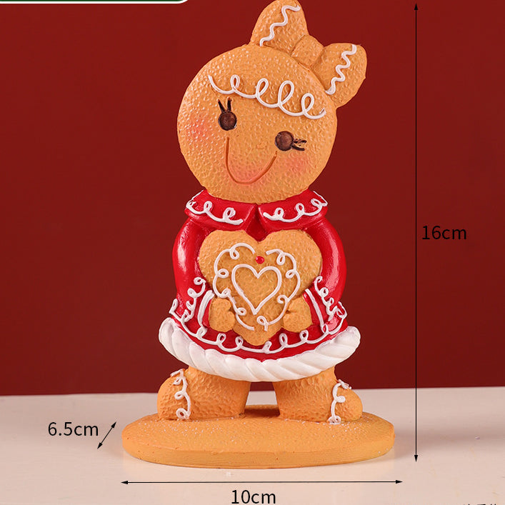 Christmas Gingerbread Resin Ornaments