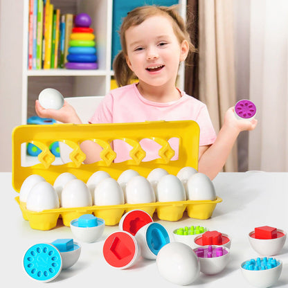Egg Shape Matching Educational Toy for Kids