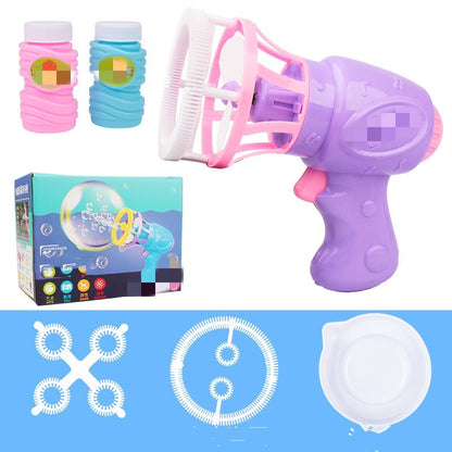 Automatic Children's Electric Fan Bubble Gun