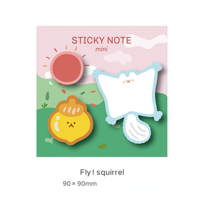 Cute Cartoon Halloween Rainbow Paper Sticky Notes