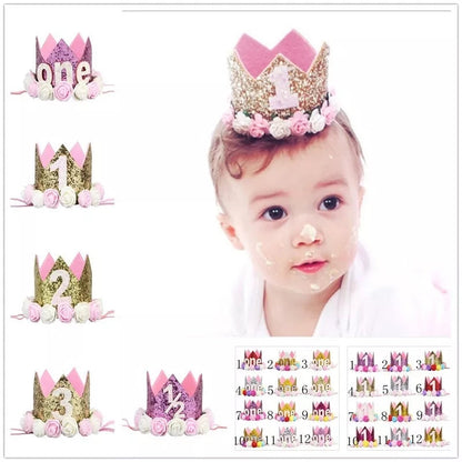 Floral Birthday / Number Crown
