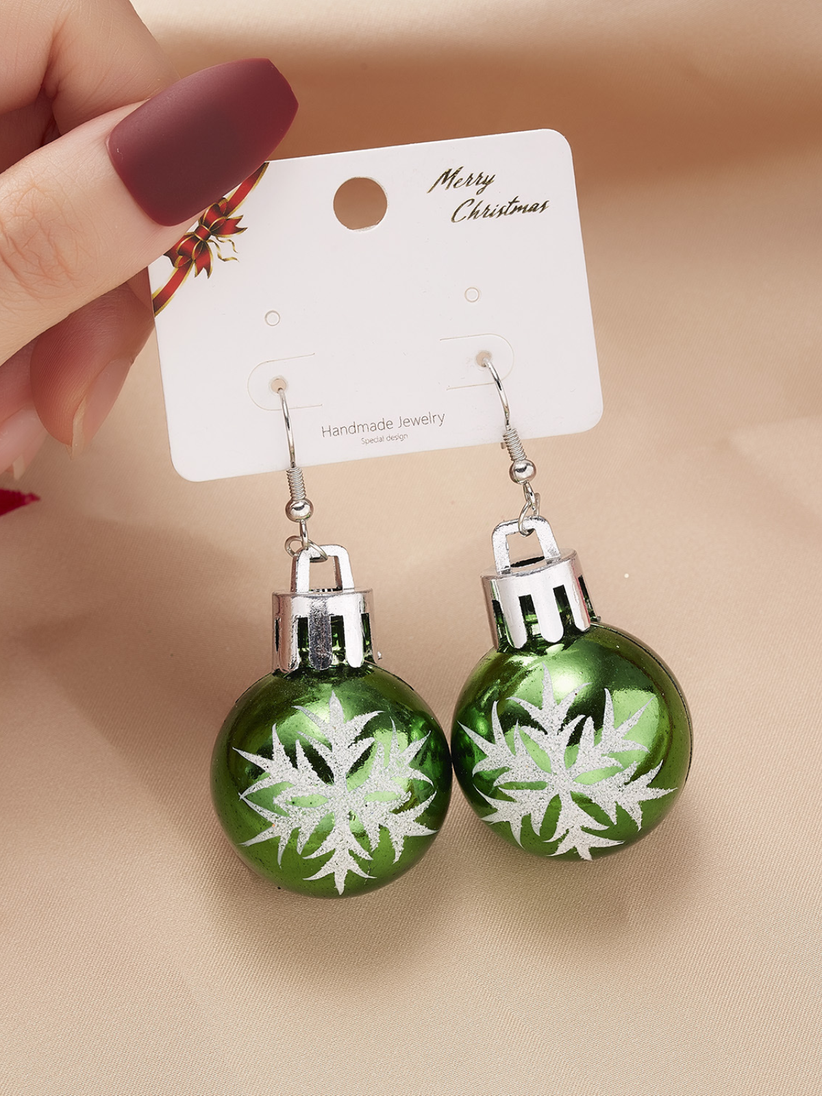 Jingle All The Way Christmas Ball Earrings