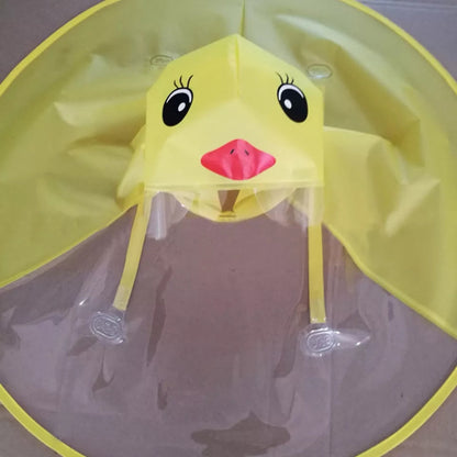 Cute Duck Wear-on Hands-free Umbrellas