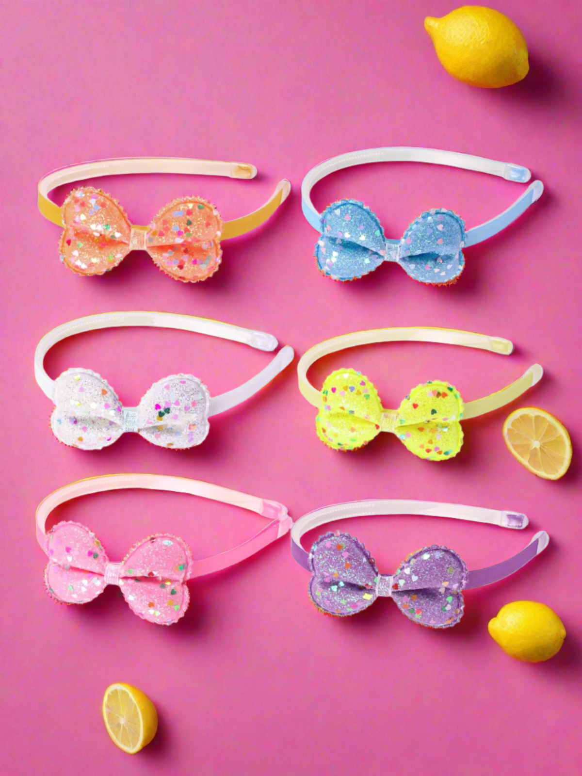 Dazzle Me Glitter Bow Headband