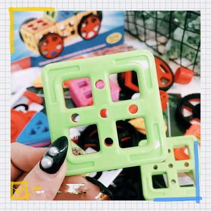 Magnetic Building Blocks Set for 4-6 Year Olds
