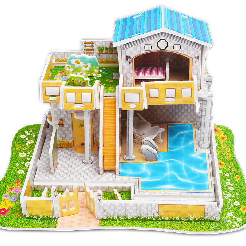 Three-dimensional Paper Puzzle Educational Toys for Kindergarten