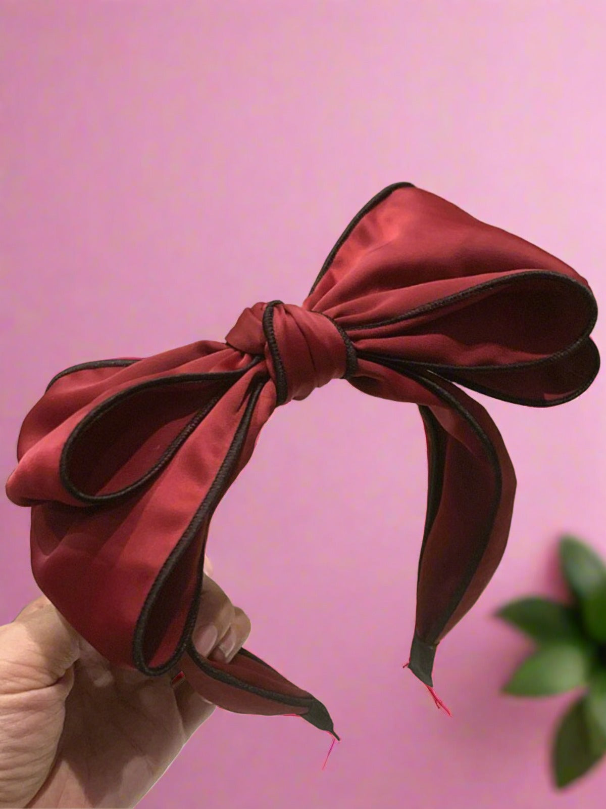 Every Day Elegance Satin Bowknot Thick Headband