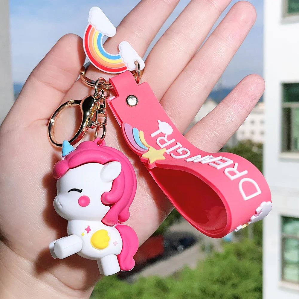 Dream Girl Unicorn Keychain