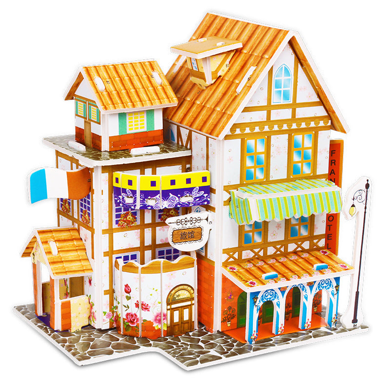 Three-dimensional Paper Puzzle Educational Toys for Kindergarten