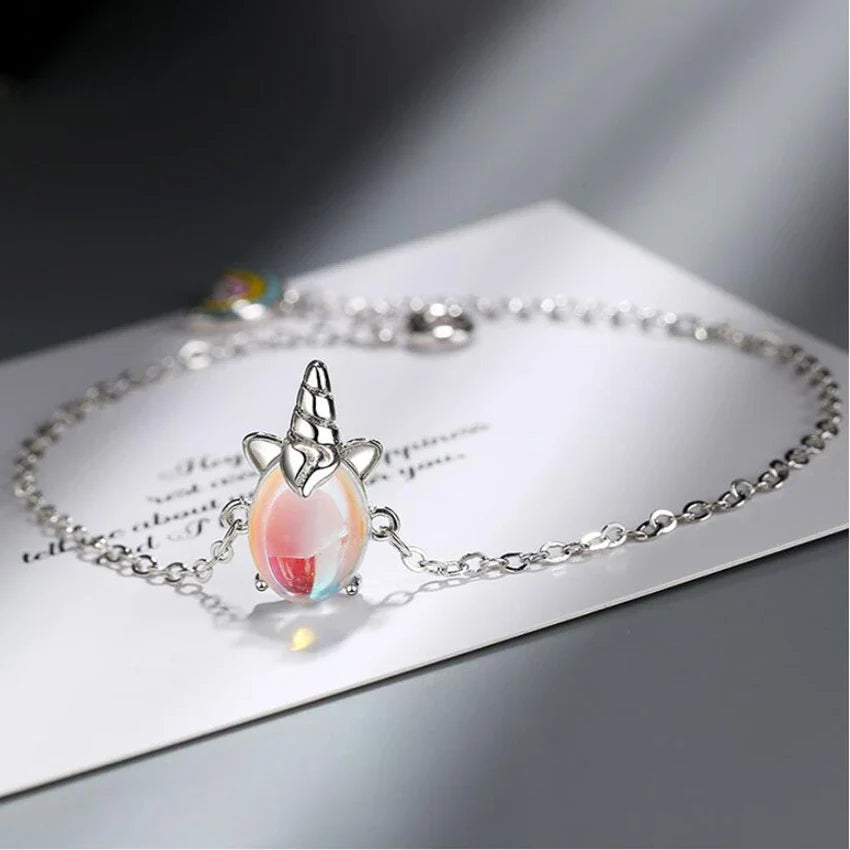 Unicorn Moonstone Bracelet