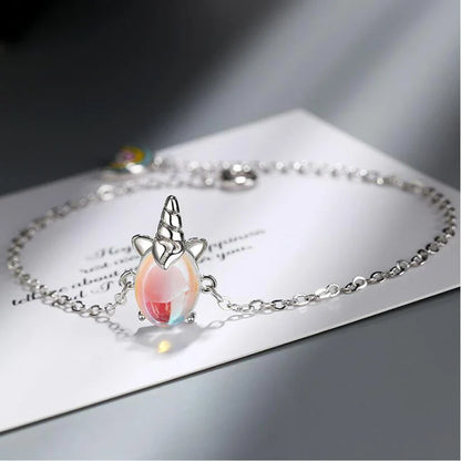 Unicorn Moonstone Bracelet
