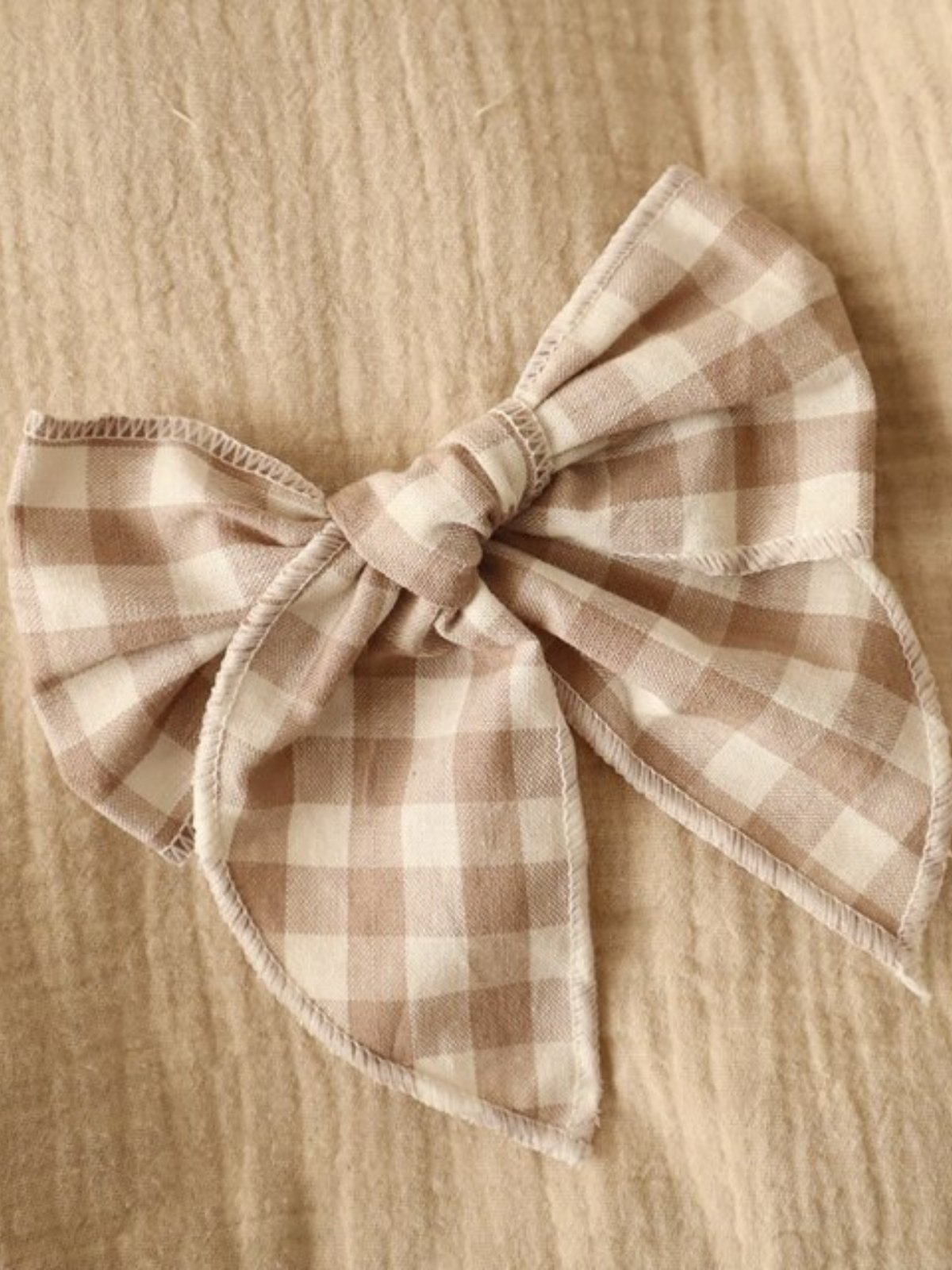 Vintage Stylin' Plaid Bow Hair Clip