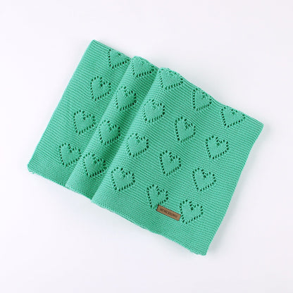 Baby Blanket Love Hollow Hug Blanket Baby Windproof Cover