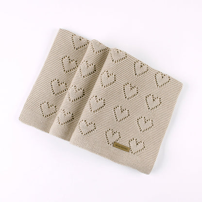 Baby Blanket Love Hollow Hug Blanket Baby Windproof Cover