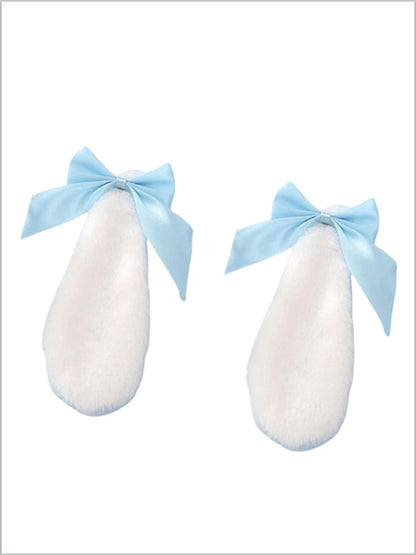 Faux Fur Bunny Ears Hair Clip