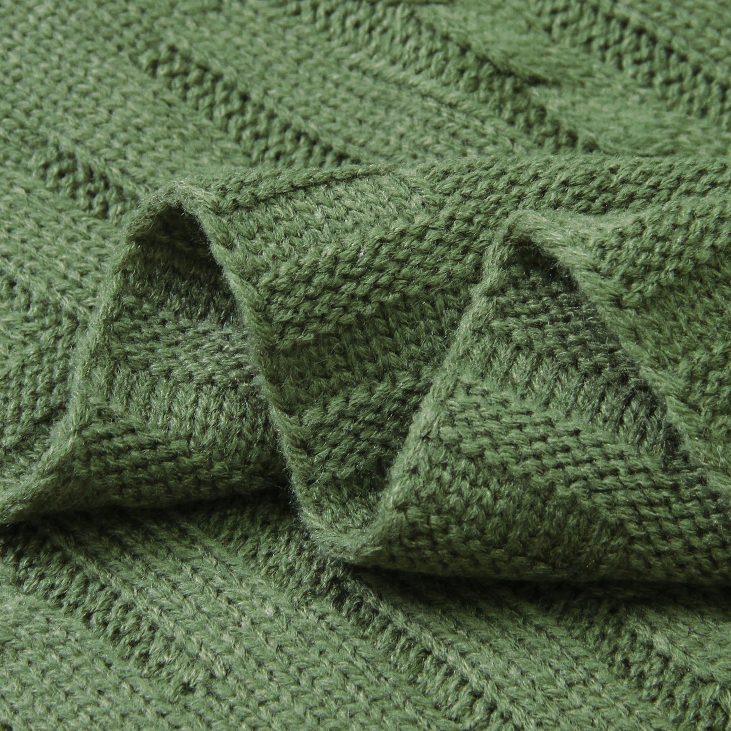 Baby Solid Color Knitted Blanket Baby Windproof Cover Baby