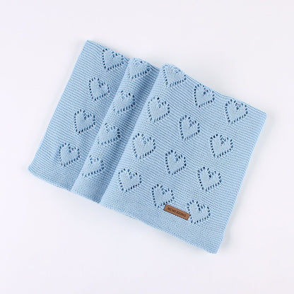 Baby Blanket Love Hollow Hug Blanket Baby Windproof Cover