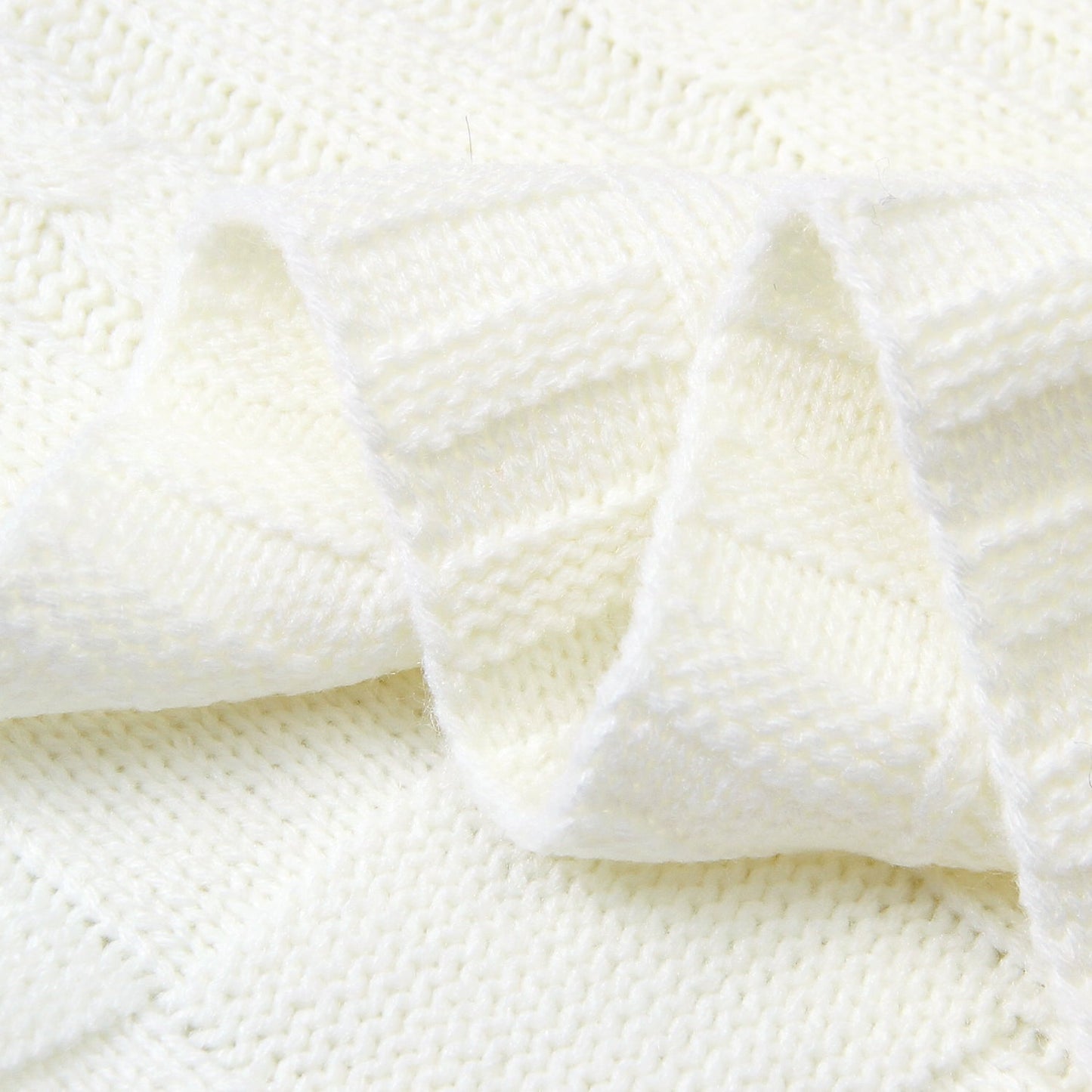 Baby Solid Color Knitted Blanket Baby Windproof Cover Baby