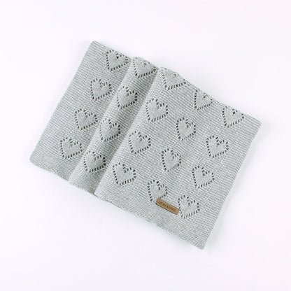 Baby Blanket Love Hollow Hug Blanket Baby Windproof Cover