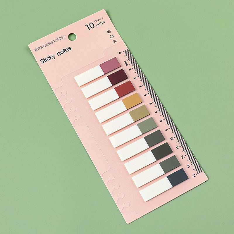 Paper Index Label Paper Writable Loose-leaf Index Sticker